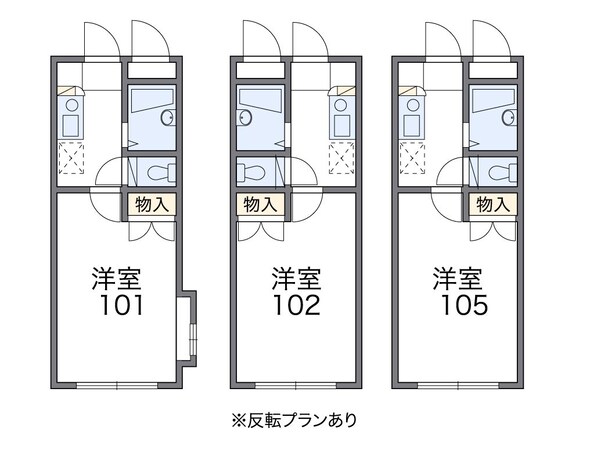 レオパレス飛龍の物件間取画像